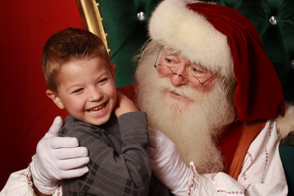 Santa Max visit photo