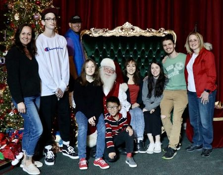 Santa Max visit photo